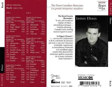 James Ehnes - Johann Sebastian Bach: The Six Sonatas & Partitas for Solo Violin (2000)