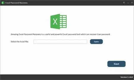 Amazing Excel Password Recovery 1.5.8.8