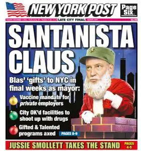 New York Post - December 7, 2021