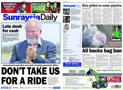 Sunraysia Daily – October 19, 2017