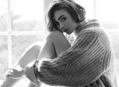 Lily Collins by Nico Bustos for The Edit Magazine October 2014