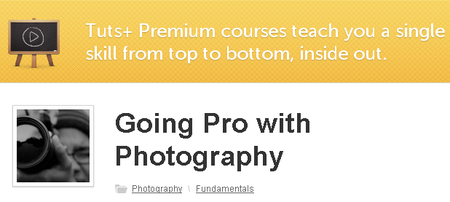 Tutsplus - Going Pro with Photography (2012)