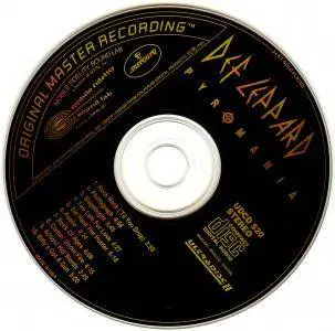Def Leppard - Pyromania (1983) {1989, MFSL UDCD II, 24kt Gold Plated}