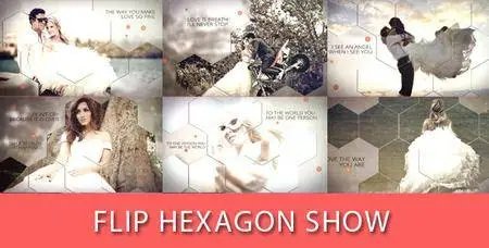 Flip Hexagon Show - Project for After Effects (VideoHive)