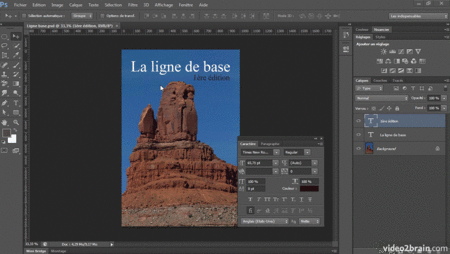  Atelier pratique avec Photoshop : Le texte L'outil Texte dans tous ses états ! (repost)