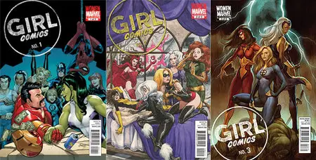Girl Comics #1 to 3 (2010)