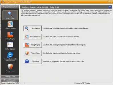Registry Repair Wizard 2009 6.21
