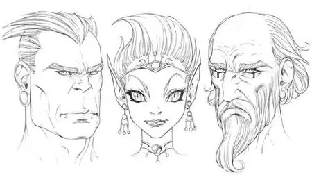 How To Draw Heads & Faces Workshop: Drawing Unique Character Heads, Facial Features & Hair Styles