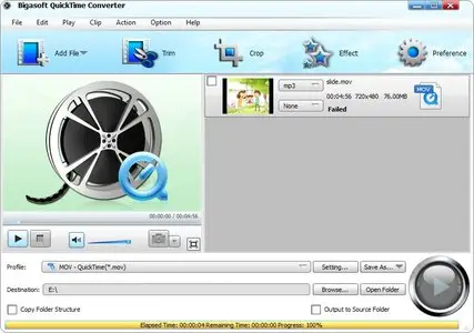 Bigasoft QuickTime Converter 3.7.45.4933