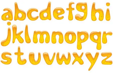 Honey Jel Alphabet Small Letters