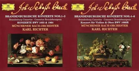 Karl Richter, Münchener Bach-Orchester - Bach: Brandenburgische Konzerte Nos.1-6, Konzerte BWV 1055, 1060R & 1064 (2009)