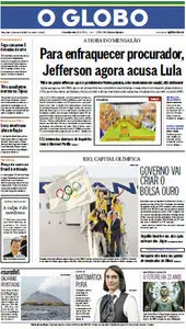 Jornal O Globo - 14 de agosto de 2012 - Terça