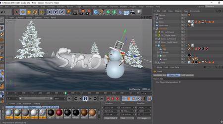 Create 3D short animation using Cinema 4D R18