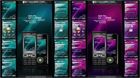 Exus OSm Omega Skylines and Sublines for SonyEricsson Phone