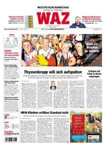 WAZ Westdeutsche Allgemeine Zeitung Hattingen - 28. September 2018