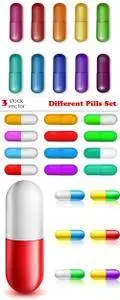 Vectors - Different Pills Set