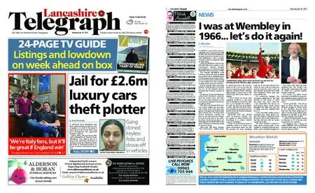 Lancashire Telegraph (Burnley, Pendle, Rossendale) – July 10, 2021