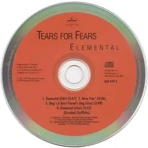 Tears For Fears - Elemental (US CD5) (1994) {Mercury}