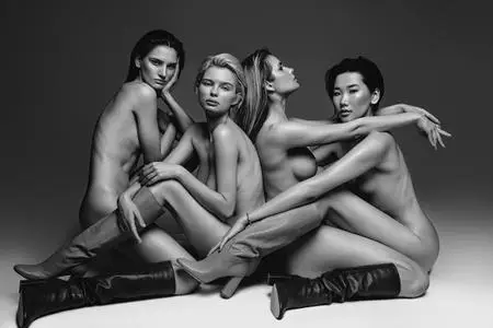 Anya Shramko, Julia Logacheva, Sasha Smith and Nami Dorzhieva by Amer Mohamad