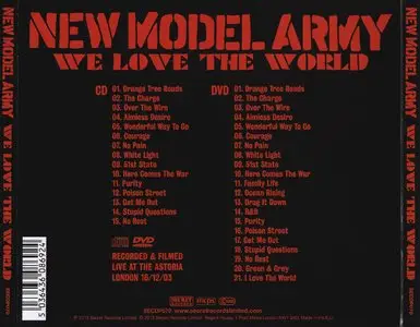 New Model Army - We Love The World (2013) [CD+DVD] {Secret Records Limited}