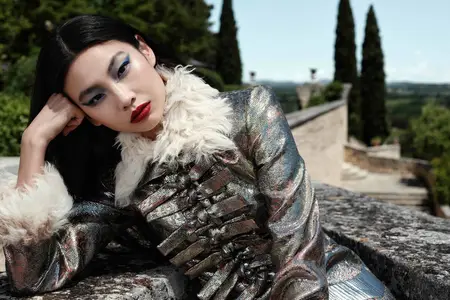 Hoyeon by Sharif Hamza for ELLE UK November 2025
