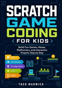 Scratch Game Coding for Kids: Build Fun Games, Mazes, Platformers, and Interactive Projects Step by Step