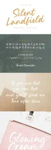 Silent Landfield - Modern Calligraphy Logo Font 3EMJLJK