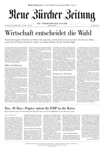 Neue Zürcher Zeitung International - 30 November 2024