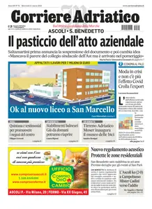 Corriere Adriatico Ascoli - 12 Marzo 2025