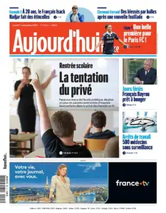 Aujourd’hui en France - 1er Septembre 2025