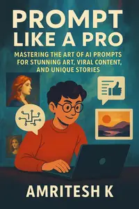 Prompt Like a Pro : Mastering the Art of AI Prompts for Stunning Art, Viral Content, and Unique Stories