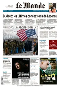 Le Monde du Dimanche 18 et Lundi 19 Janvier 2026