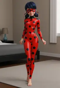 Ladybug Yoga (AI Generated)