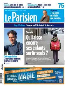 Le Parisien du Jeudi 4 Décembre 2025