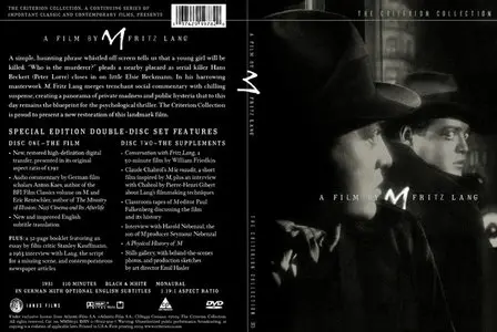M (1931) [The Criterion Collection #30] [ReUp]
