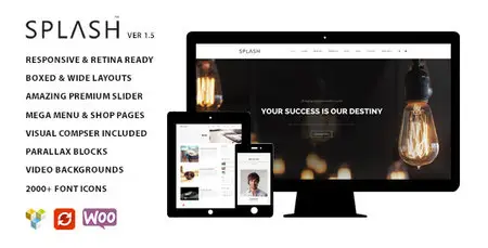 ThemeForest - Splash v1.5 - Multipurpose Wordpress Theme