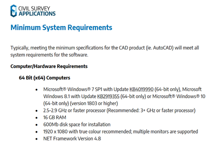 Civil Survey Solutions Civil Site Design 24.201 for BricsCAD