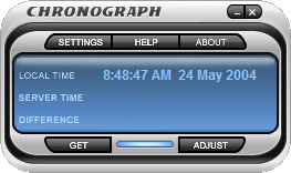 Chronograph Atomic Time Clock ver. 6.0