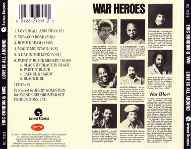 Eric Burdon & War – Love Is All Around (1976)