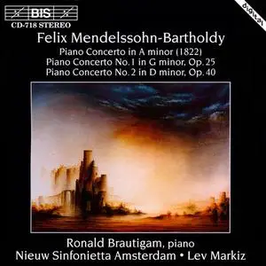 Ronald Brautigam, Lev Markiz, Amsterdam Sinfonietta - Felix Mendelssohn: Piano Concertos (1995)