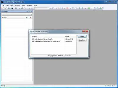 IAR Embedded Workbench for ARM 8.22.1