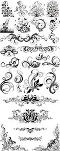 Floral Ornaments Vector