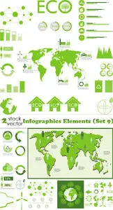 Vectors - Infographics Elements (Set 9)