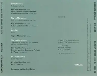 Kim Kashkashian - Neharot (2009) {ECM 2065}