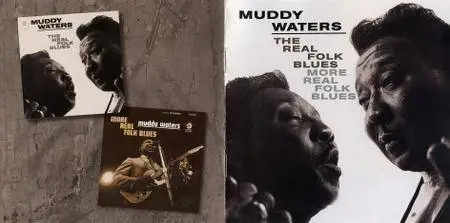 Muddy Waters - 'The Real Folk Blues' (1966) + 'More Real Folk Blues' (1967) 2 LP in 1 CD, Remastered 2002