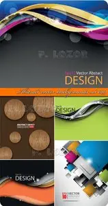 Abstract vector backgrounds set 089