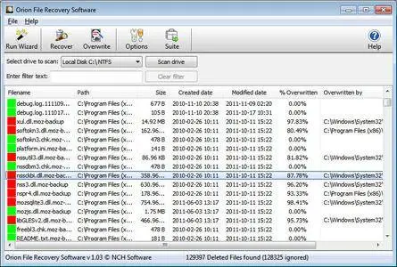 Orion File Recovery Plus 1.11