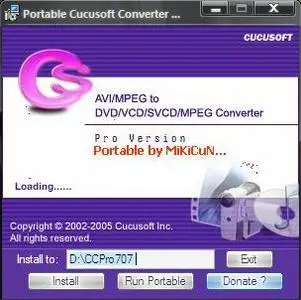 Portable Cucusoft Video Converter Pro 7.07