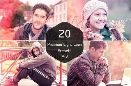 GraphicRiver - 20 Premium Light Leak Presets V-3