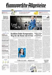 Hannoversche Allgemeine Zeitung - 20.05.2014